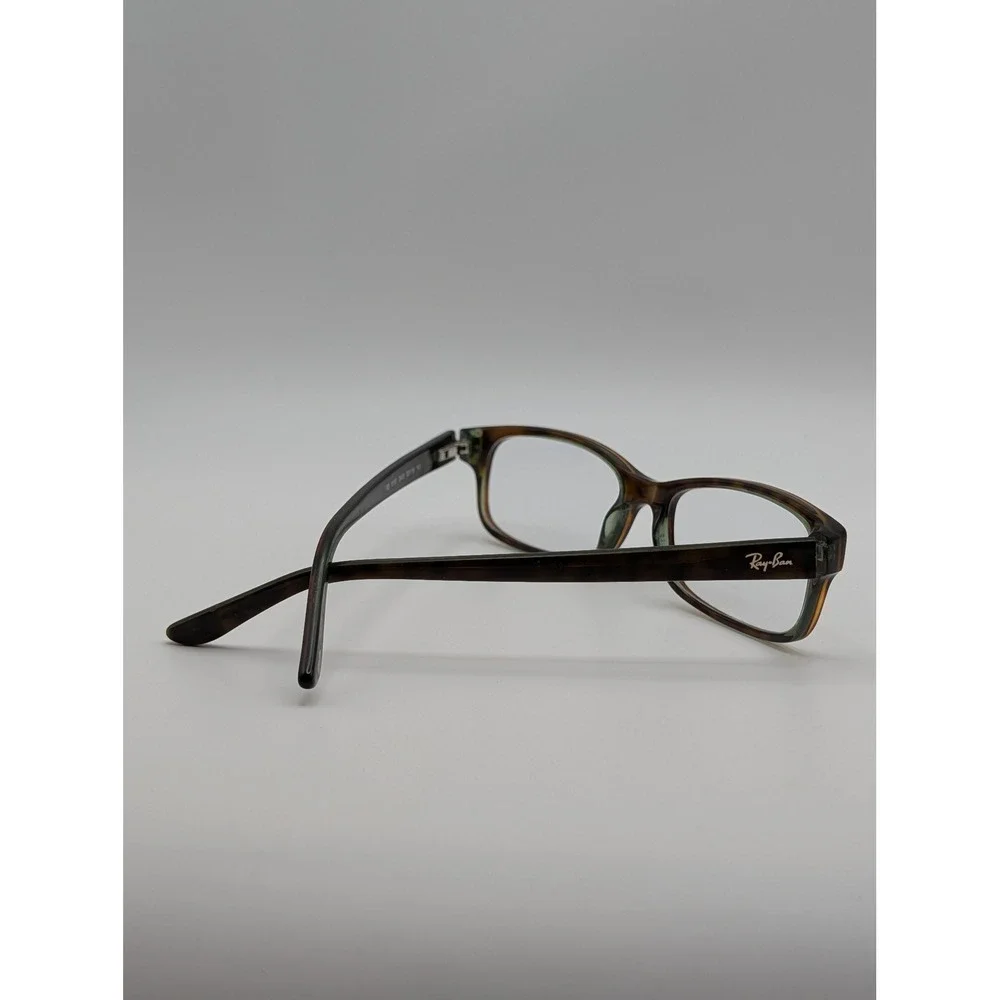 Rayban RB 5187 2445 Tortoise Green Rectangular Eyeglasses Frames 52-16-140